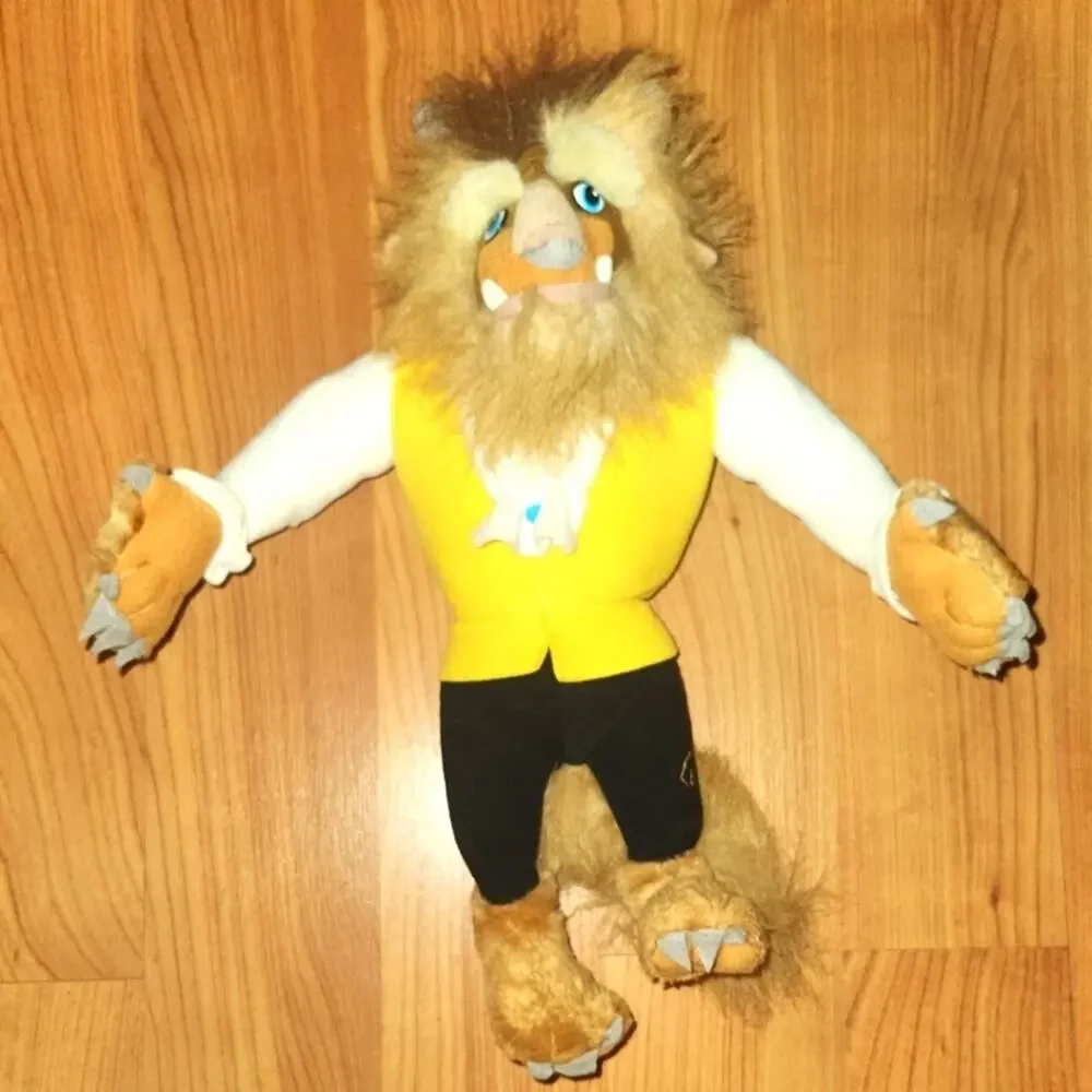 Beauty in the Beast The Beast Stuff Doll EUC